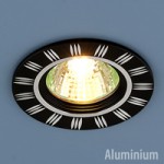 5814 черный/хром — Точечный светильник из алюминия