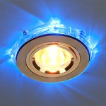 2020/2 GD/LED/BL (золото / синий) — Точечный светильник светодиодный