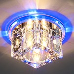 N4/S BL (синий) — Потолочный светильник точечный со светодиодной подсветкой в форме куба