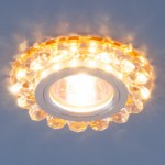 6036 MR16 GD золото — Точечный светодиодный светильник с хрусталем