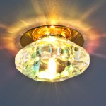 Точечный светильник 8016 G4 GD/COLORFUL (золото / перламутр)