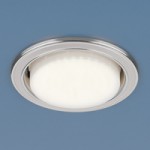 1036 GX53 WH/SL белый/серебро — Точечный светильник