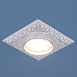 4104 белый/хром (WH/CH) — Точечный светильник для подвесных, натяжных и реечных потолков